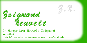 zsigmond neuvelt business card